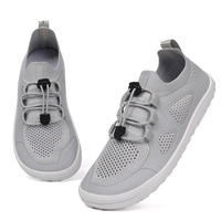 JINCHEN Calzature Sportive Traspiranti per Bambini, a Piedi Nudi, con Punta Larga, Zero Drop, Slip-on in Maglia Leggera