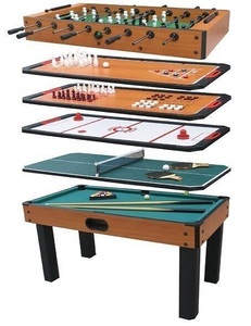 Kunray — table de ard <span class=keywords><strong>9</strong></span> en 1 pour enfants, plusieurs jeux, avec ballon de football, tennis de table - Product Image 2