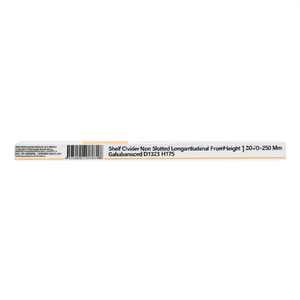 Fami Shelf Divider Non Slotted Longitudinal Front Height 200-250 Mm Galvanized D1323 H175 - Product Image 3