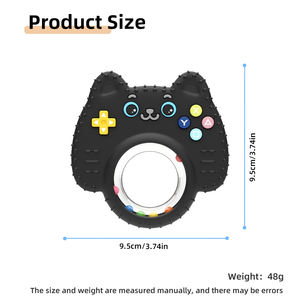 Masajeador de encías de silicona suave para bebés, mordedor y juguete sin BPA, certificado CE, unisex, para 0-24 meses, mordedor seguro para aliviar las molestias de la dentición - Product Image 4