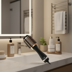 Sèche-cheveux brosse Db One Step 1000W, volumateur et stylant électrique pour les voyages, avec accessoire gratuit, noir - Product Image 2