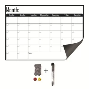 2024 Hot Sale Weekly Planner Magnet Whiteboard Paper Fridge Magnet Product Magnetic Calendar For Refrigerator Fridge
