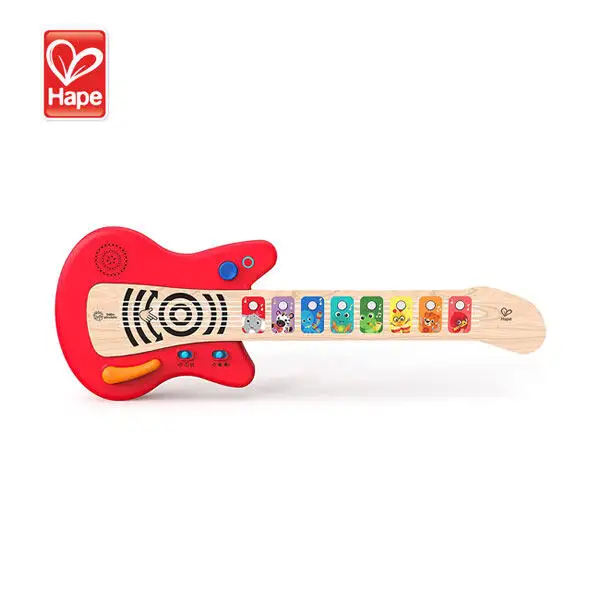 Hape Baby Einstein Samen In Melodie Gitaar Verbonden Magic Touch Gitaar Muzikaal Speelgoed Voor Peuter 12 Maanden +