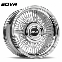 Jantes EVOR Dayton Wire 22 pouces, rayons dorés, jantes 26 pouces