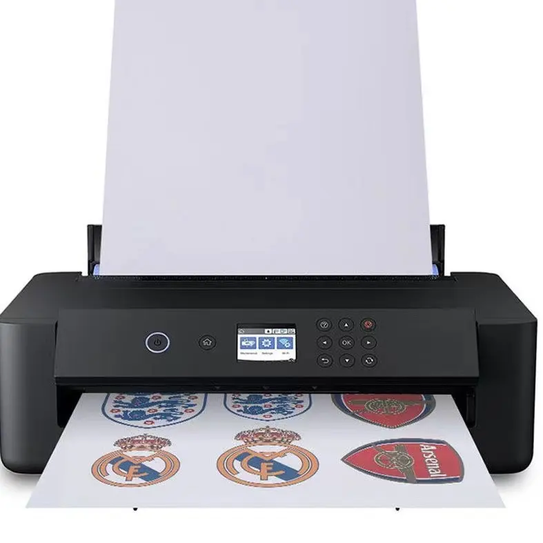 Kertas Stiker mengkilap Label lembaran ukuran A4 dapat dicetak dengan perekat antiair kustom untuk kertas Printer label printer