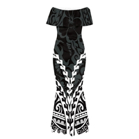 Offre Spéciale robe longue en queue de poisson de style hawaïen à motifs personnalisés robes pour femmes de grande taille