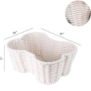 Cesta de juguetes de madera con asas, organizador de almacenamiento con <span class=keywords><strong>pizarra</strong></span> divertida para escribir, ideal para juguetes masticables de perro - Product Image 6