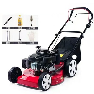 Tondeuse autoportée à essence 4 temps DIY avec bac de ramassage pour couper l'herbe, les arbres et les fleurs - Product Image 3