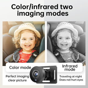 360 Angle HD avec application infrarouge utiliser le téléphone visualisation infantile dans le siège orienté vers l'arrière enfant bébé à l'intérieur de la caméra de moniteur de voiture pour IOS Android - Product Image 3