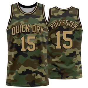 Rompi Basket Ukuran Besar Bahan Polyester Cepat Kering dan Bernapas, Cetak Digital, Pakaian Olahraga - Product Image 1