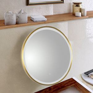 <span class=keywords><strong>Miroir</strong></span> mural LED surdimensionné personnalisé, <span class=keywords><strong>miroir</strong></span> à cadre <span class=keywords><strong>doré</strong></span>, <span class=keywords><strong>miroir</strong></span> décoratif éclairé écologique pour salon, chambre à coucher, salle de bain - Product Image 3