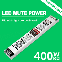 Convertisseur DC-DC industriel ultra-mince étanche pour projecteur LED 12V, alimentation variable