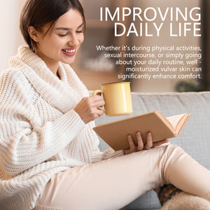 La crema de hidratación íntima orgánica calma la irritación y restaura la barrera de humedad vegana Libre de crueldad ideal para la <span class=keywords><strong>menopausia</strong></span> uso diario - Product Image 4