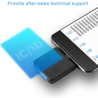 GSC Android Mobile RFID IC Lector de tarjetas Square NR65C Adecuado para NFC213 Mifareclassic 1K Chip para pago