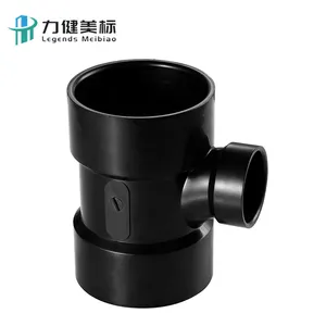 China Plumbing Fitting Manufacturer 6"*6"*4" Tee Abs Pipe Fittings