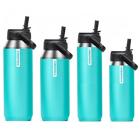Bouteille isotherme sous vide à double paroi en acier inoxydable, avec logo personnalisé, isolation thermique 12-24 heures, résistante à l'eau bouillante