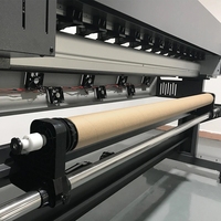 Imprimante Grand Format Yinghe 1800A 6ft Éco-Solvant/Sublimation XP600 pour Bâche Vinyle Publicitaire Machine d'Impression sur Papier 1.8m