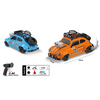 Voiture de course télécommandée RC 1:18 à grande vitesse avec éclairage, jouet de drift simulé