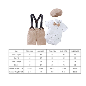 Vestiti carini estivi per neonati Set di abbigliamento per neonati e neonati in cotone a manica corta Set di vestiti per bambini e bambine - Product Image 2