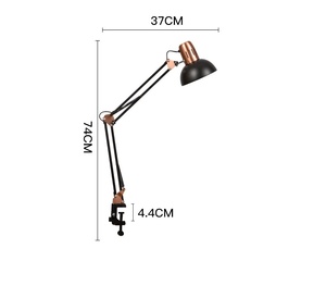 <span class=keywords><strong>Lampe</strong></span> à ongles professionnelle en métal à bras long avec <span class=keywords><strong>pince</strong></span>, <span class=keywords><strong>lampe</strong></span> de lecture LED pliable, <span class=keywords><strong>lampe</strong></span> de bureau flexible - Product Image 5