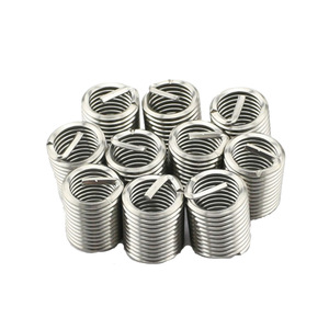 Insert fileté en acier inoxydable M1.2, filetage métrique fin, entièrement fileté, à fente, pour la réparation et le renforcement des métaux - Product Image 1