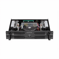 Amplificateur audio professionnel 4000W*2 2U à haute puissance numérique pour événements, lieux de divertissement, clubs, 2 canaux, matériau métallique, 20Hz-20KHz