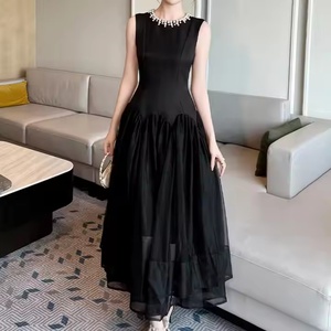 Black Evening Dress - 2025 New Design, Sleeveless, Elegant