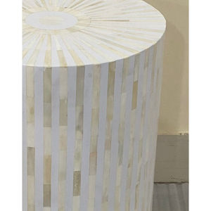 Mesa de Centro Redonda de Madera Maciza de Roble Natural Moderna para Sala de Estar, Habitación de Hotel, Mesa de Centro Única de Lujo para Exteriores - Product Image 2