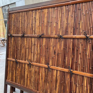 Bamboo Fencing Panel Custom Made Carbonized Color Rot Proof Outdoor Fence - Product Image 2