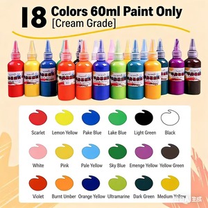 Juego de Pintura Lavable No Tóxica para Dedos - Pintura Segura a Base de Agua para Niños Pequeños, Dibujo Artístico - Product Image 4