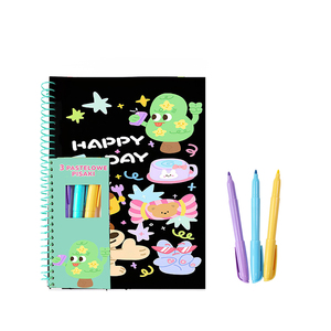 Perfect Bound Soft Cover Custom Kids Libros <span class=keywords><strong>para</strong></span> <span class=keywords><strong>colorear</strong></span> <span class=keywords><strong>Kawaii</strong></span> Animal Forest Coloring Flocking Book - Product Image 1