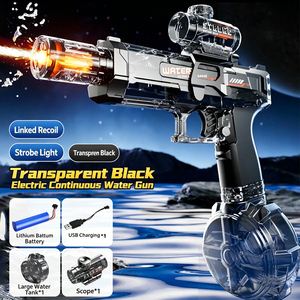 Pistolet à eau électrique automatique grande capacité le plus puissant avec capteur de mouvement et lumière, idéal pour les <span class=keywords><strong>jeux</strong></span> d'été en extérieur pour enfants - Vente chaude - Product Image 5