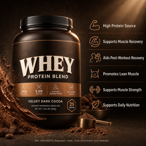 Isolat de protéines de lactosérum en poudre, saveur chocolat, croissance musculaire, récupération, hommes, sport, 20-29g, OEM, étiquette privée, halal - Product Image 3