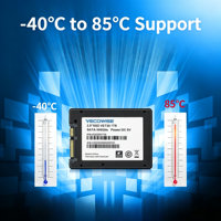 Nouveau disque SSD SATA III 2,5 pouces à température étendue pour entreprises, Flash 3D TLC, 550/520 Mo/s, 64 Go~8 To