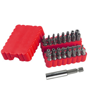 33Pcs Solid And Hollow <b>Screwdriver</b> <b>Bit</b> <b>Set</b> 6Mm 1 4In Steel Magnetic For Electric <b>Screwdriver</b> Pneumatic Tools Accessories - Product Image 1