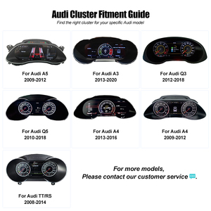 Aggiornamento per Audi TT TTS 2008-2014: Pannello Strumenti Digitale LCD con Tachimetro e Carplay, Nuovo Quadro Strumenti Auto - Product Image 5