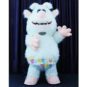 Prazer CE BABU Personalizado Cartoon Animal Boneca Mascote Roupas Bonito Inflável Cartoon Animal Boneca Mascote Grande Evento Adulto mascote