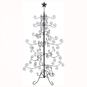 Cây Treo Trang Trí Bằng Dây Kim Loại Màu Đen Cây Treo Cây Giáng Sinh Có Nhiều Móc Treo Đồ Thủ Công Nhỏ - Product Image 1