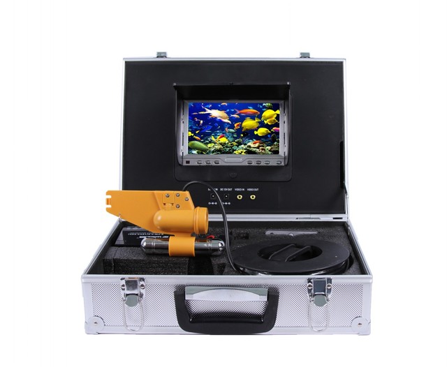 Underwater Inspection Camera 7 Inch HD Video Inspection System IP68 Waterproof With Aluminum Carry Case