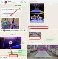Paneles de Espejo Infinito 3D con Acabado Mate Escarchado para Iluminación de Escenarios, Bodas, Eventos, Discotecas y Pistas de Baile