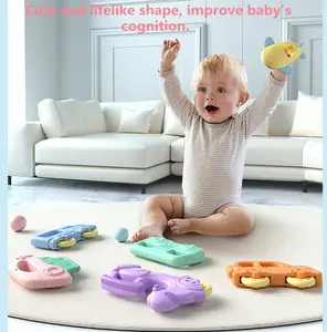 Wholesale BPA free baby rattle toy set developmental toys for 6 month old baby