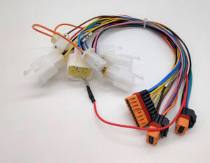 Kabel kustom panjang kabel Motor <span class=keywords><strong>Harness</strong></span> 9pin konektor putih - Product Image 4