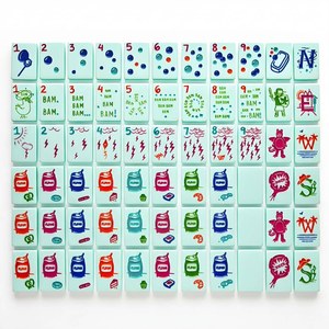 <span class=keywords><strong>Mahjong</strong></span> miniature coloré en acrylique monocouche pour les voyages |   Ensemble d'apprentissage personnalisable pour enfants |   <span class=keywords><strong>Mahjong</strong></span> américain - Product Image 5