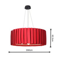 Luminaires suspendus acoustiques LED modernes en feutre PET, blanc chaud 3500K, CRI 90 élevé, DIY, garantie 5 ans pour la maison et le bureau