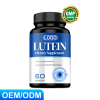 Capsules de Lutéine Vitamines Oculaires Vision Avancée Complexe Myrtille Plus Ginkgo Eyebright Gélules Molles Zeaxanthine Lutéine