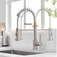 Nouveaux robinets de mode d'acier inoxydable de Style avec le mélangeur de pulvérisateur pour la cuisine