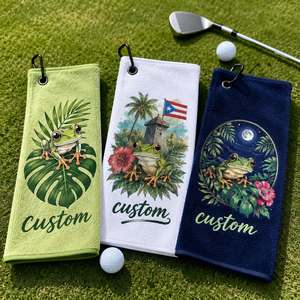Toalla <span class=keywords><strong>de</strong></span> Golf Personalizada <span class=keywords><strong>Coqui</strong></span> Frog <span class=keywords><strong>Puerto</strong></span> <span class=keywords><strong>Rico</strong></span>, Absorbente, <span class=keywords><strong>de</strong></span> Microfibra Tipo Waffle, con Clip <span class=keywords><strong>de</strong></span> Mosquetón Portátil, Toalla Deportiva <span class=keywords><strong>para</strong></span> Golf - Product Image 1