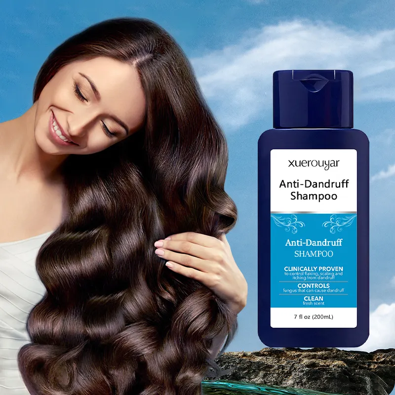 Prodotti per capelli menta rinfrescante controllo dell'olio efficace Shampoo antiforfora pulizia del cuoio capelluto alleviare il prurito del cuoio capelluto shampoo per capelli