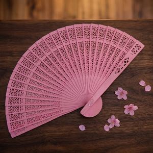 Promotional Fluorescent Hand Fans Wholesale Customized Pattern Primary Color Sunflower <b>Wood</b> Folding Fan Beautiful Sandalwood Fan - Product Image 5
