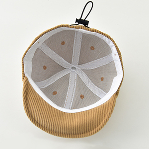 Casquette de baseball en velours côtelé à panneau souple petit chapeau pour enfants chapeau en feutre pour filles et garçons pour écoliers - Product Image 5